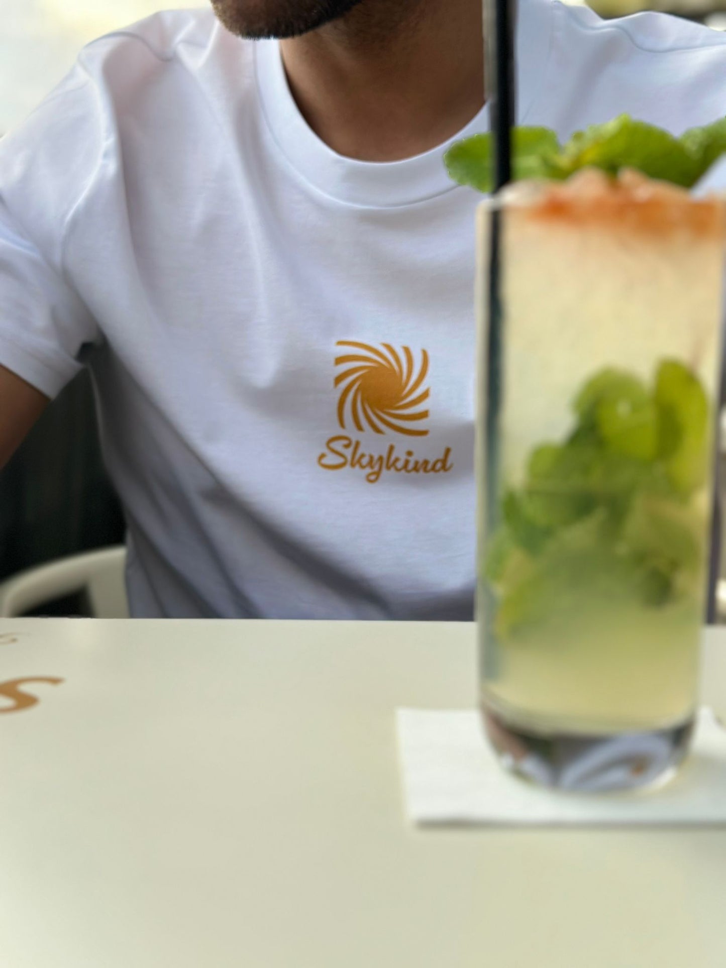 Skykind - T-shirt de manga curta