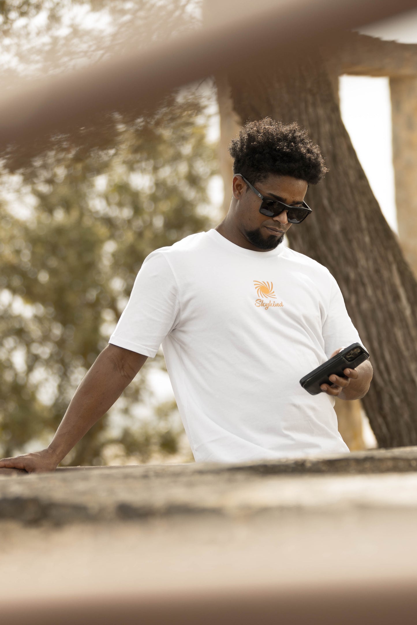 Skykind - T-shirt de manga curta
